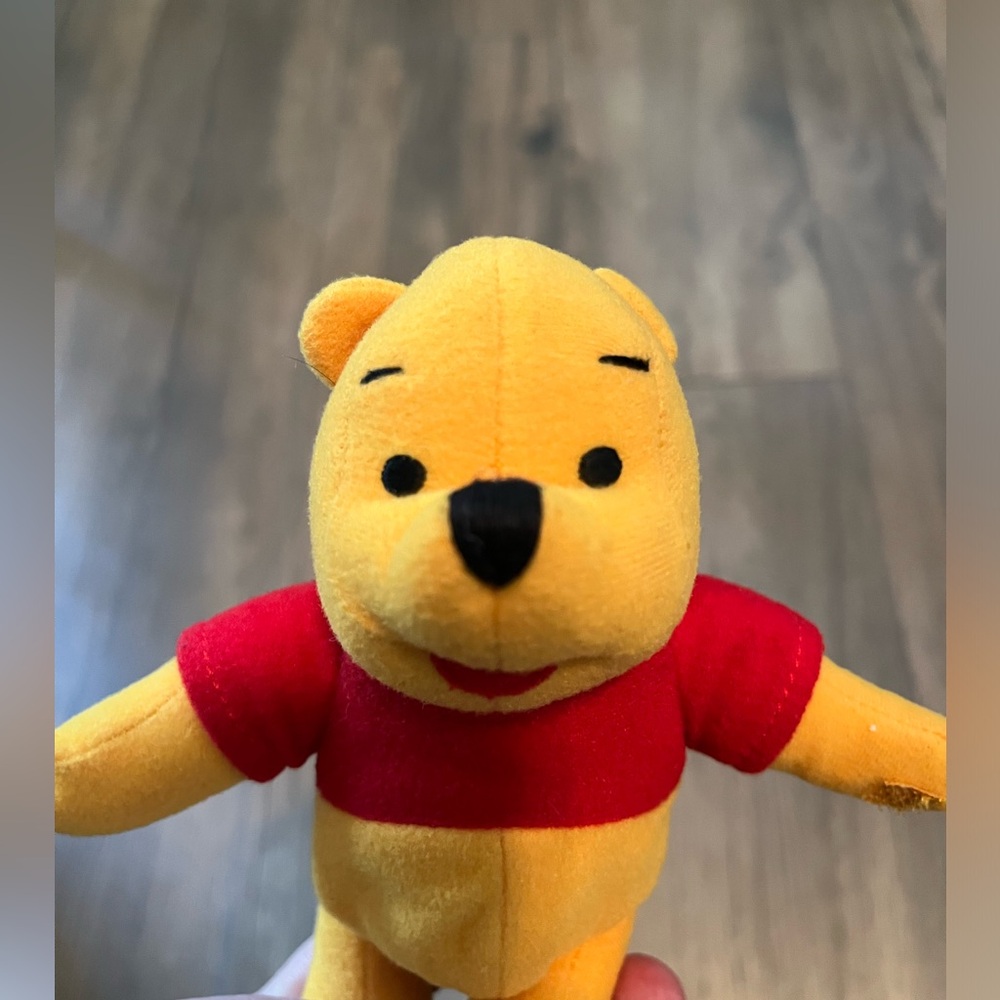 winnie the pooh plush small 5.5” bean bag suffed animal